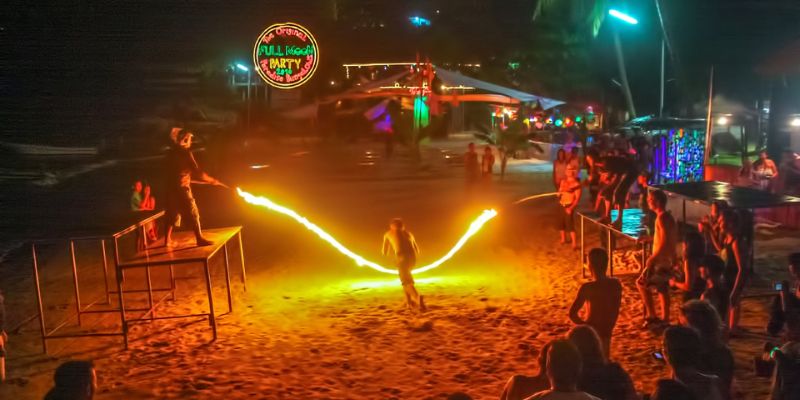 Attend the Full Moon Party in Koh Phangan